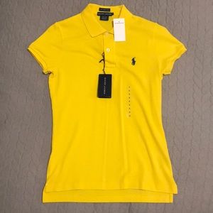Yellow Ralph Lauren “The Skinny Polo” Shirt